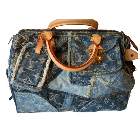 borsa speedy louis vuitton in jeans|louis vuitton speedy denim.